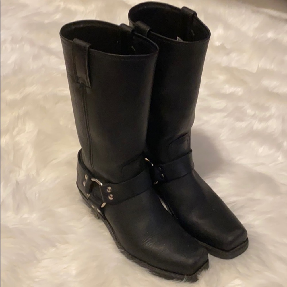 Frye harness boots